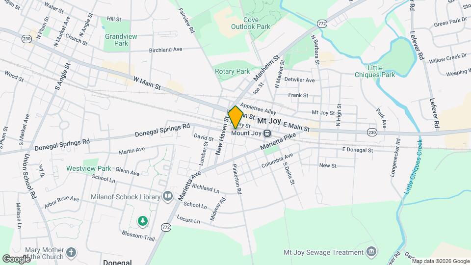 59 W Donegal St, Unit Apartment 2 Map and Location Details