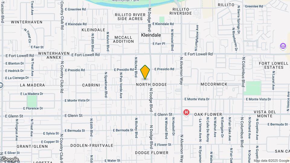 Blacklidge Apartments 8-Plex Tucson, AZ Mapa y Detalles de la Ubicación