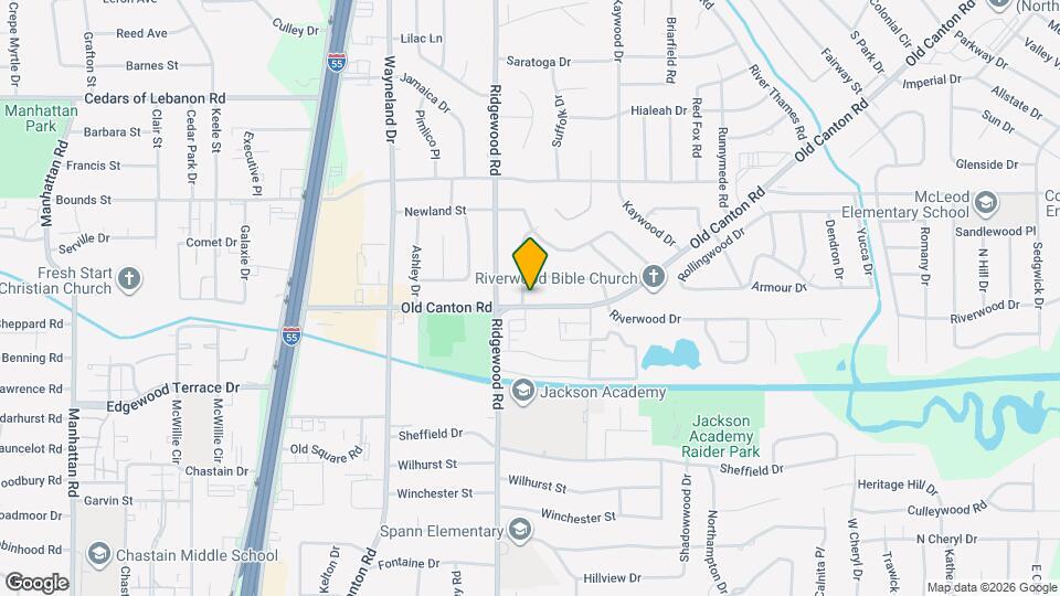 5114 Old Canton Rd Map and Location Details
