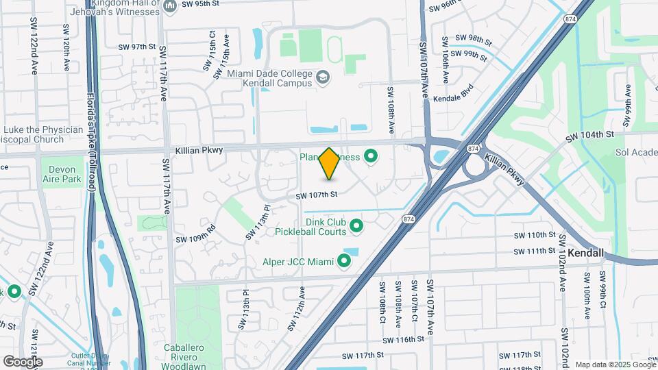10985 SW 107th St, Unit 217 Map and Location Details