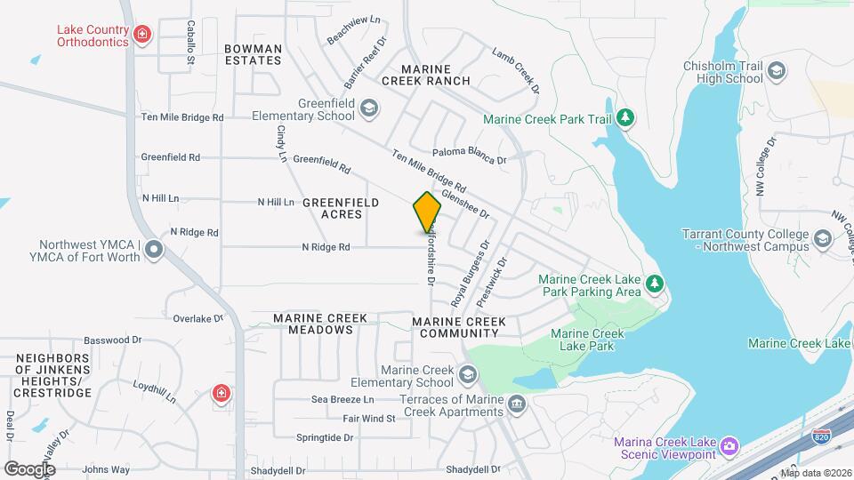 5205 Bedfordshire Dr Mapa y Detalles de la Ubicación
