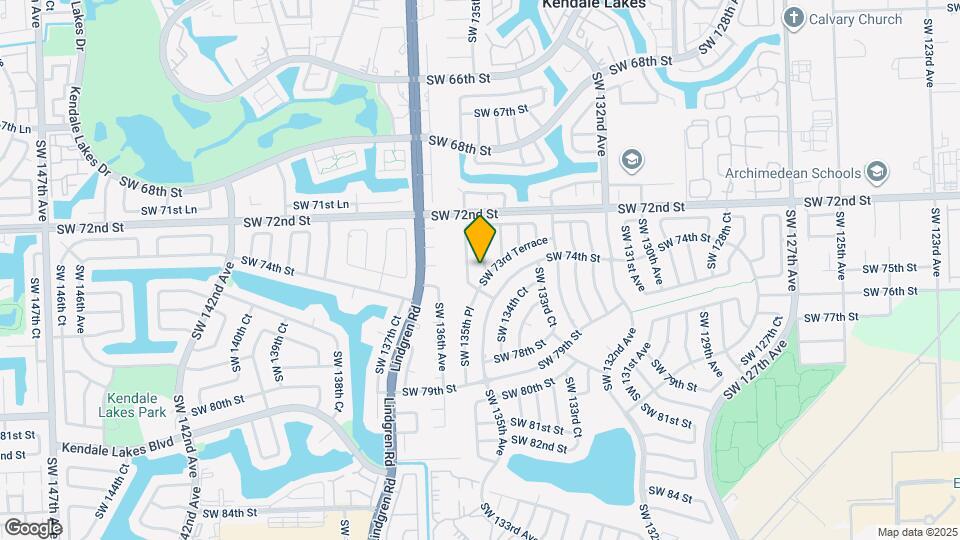 7352 SW 134th Pl Map and Location Details