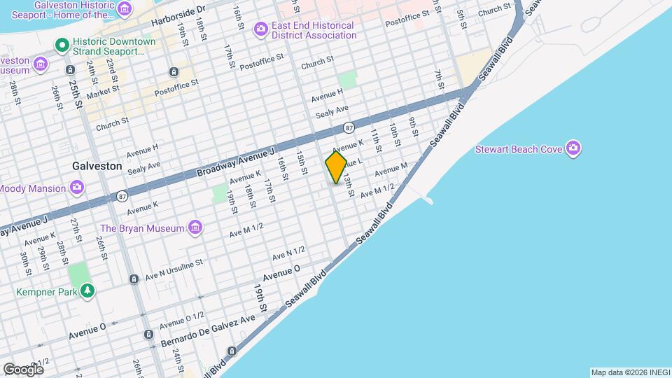 1323 Avenue M Map and Location Details