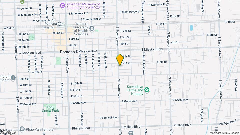 805-811 E 8th St Map and Location Details