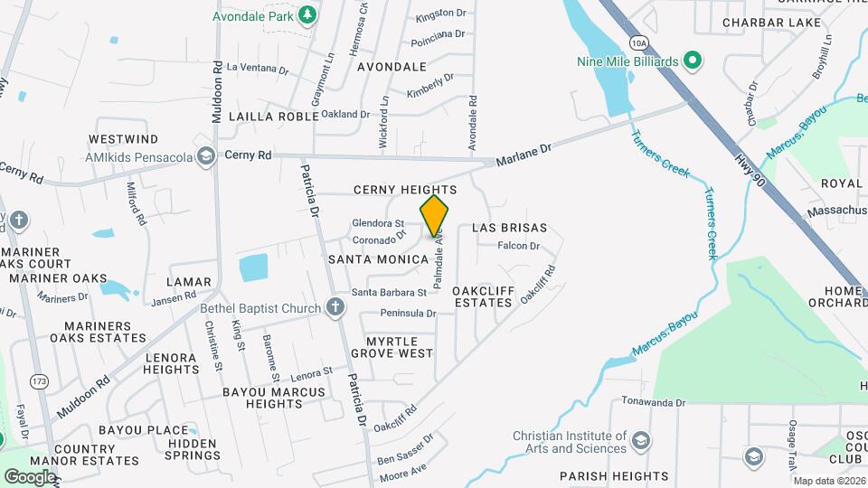 3231 Palmdale Ave Map and Location Details