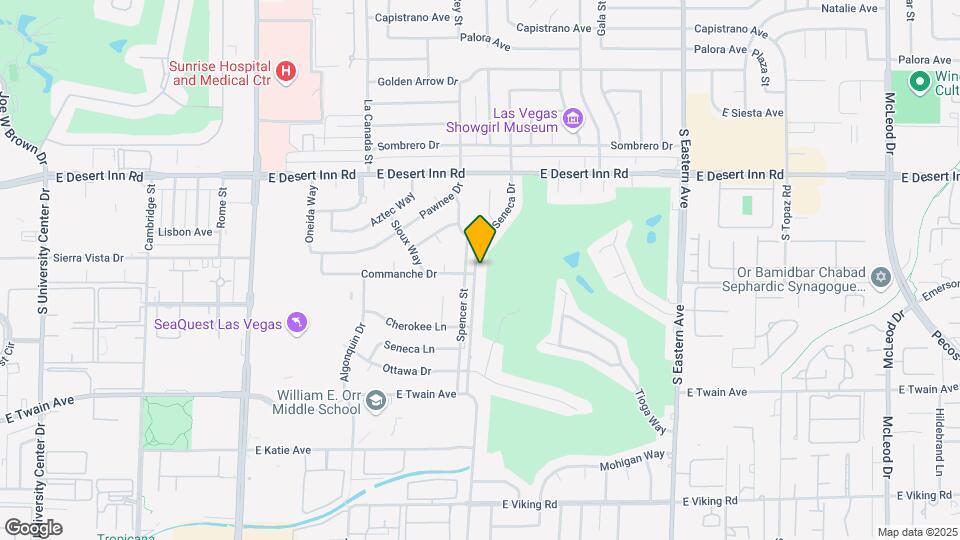 3474 Spencer St Map and Location Details