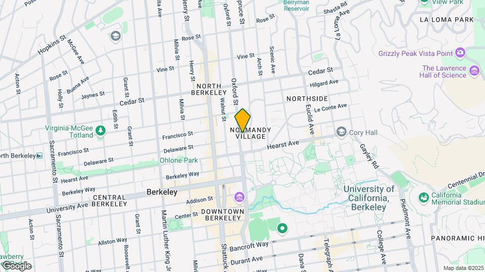 1819 Oxford St Map and Location Details