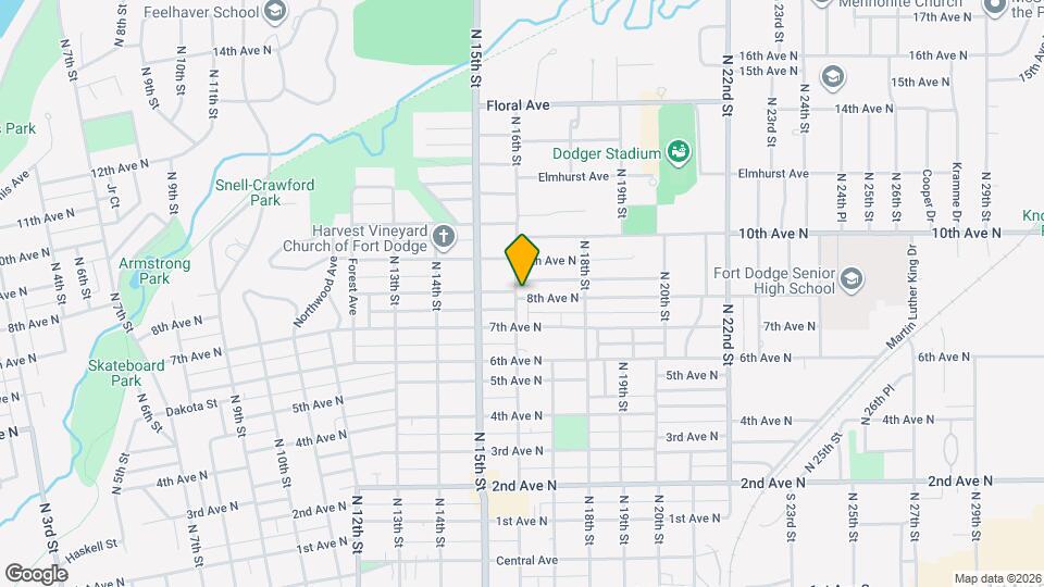 801 N 16th St Mapa y Detalles de la Ubicación