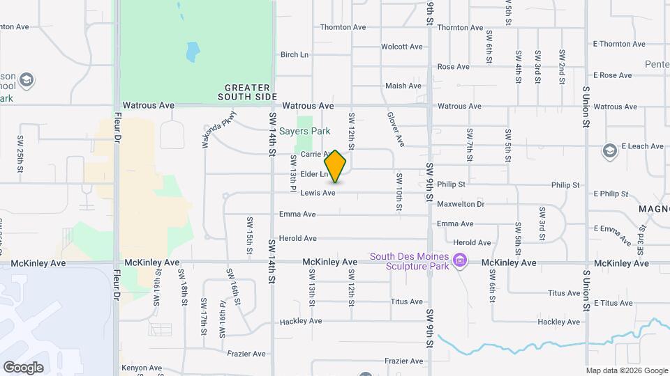 1211 Lewis Ave Map and Location Details