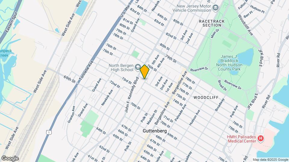 1604 74th St Map and Location Details