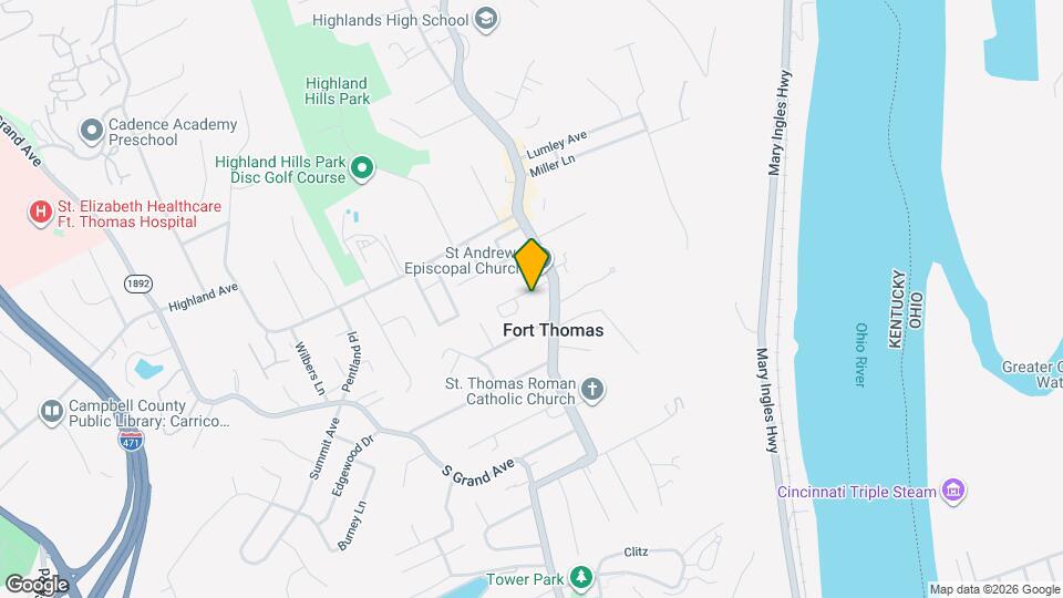 20 Chalfonte Pl, Unit Upstairs Map and Location Details