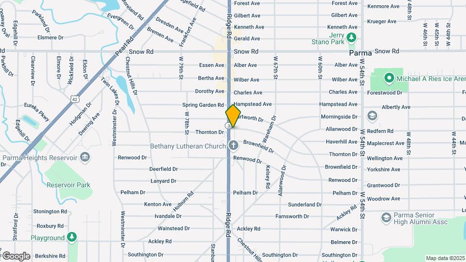6009 Ridge Rd Map and Location Details