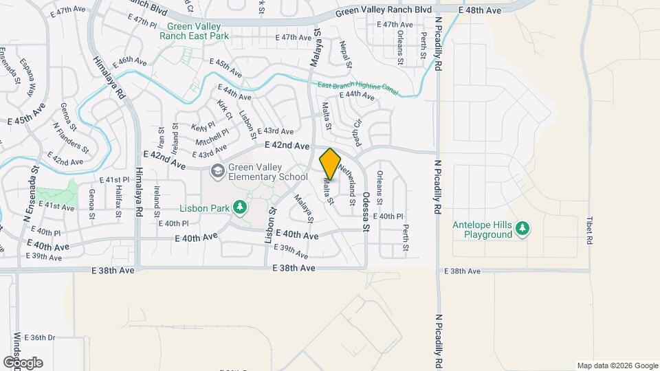 4124 Malta St Map and Location Details