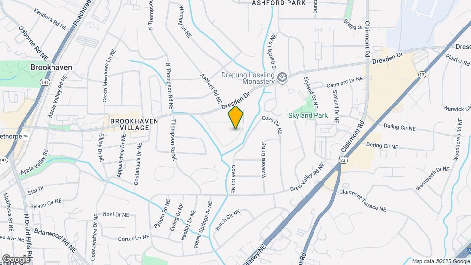 1728 Wayland Cir NE Map and Location Details