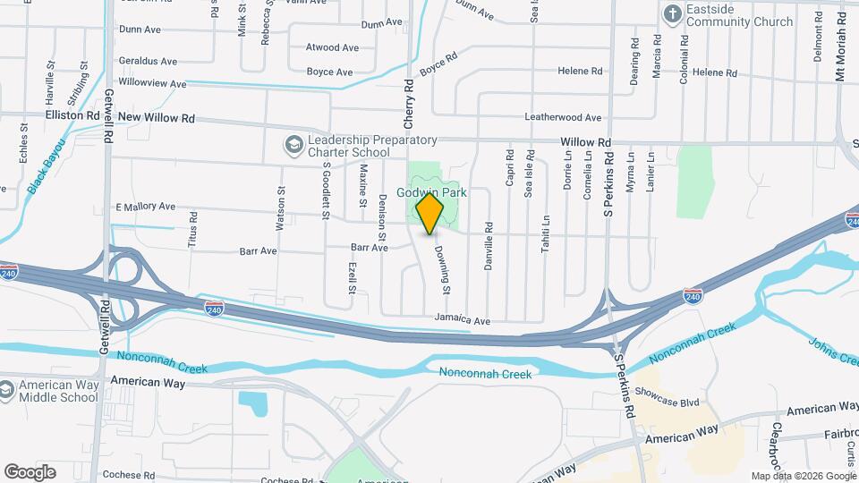 1829 Downing St Map and Location Details