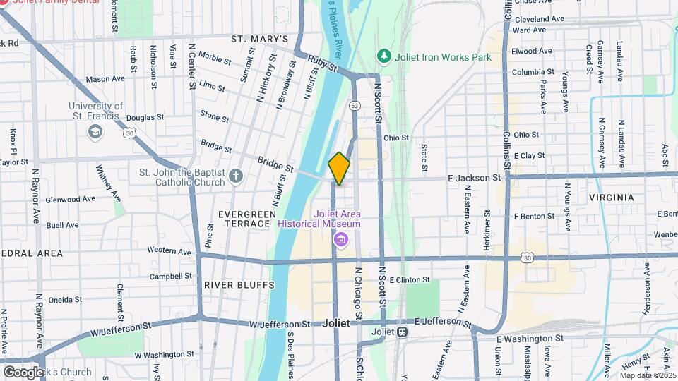 354 N Ottawa St-Unit -Unit-2S-For Rent Map and Location Details