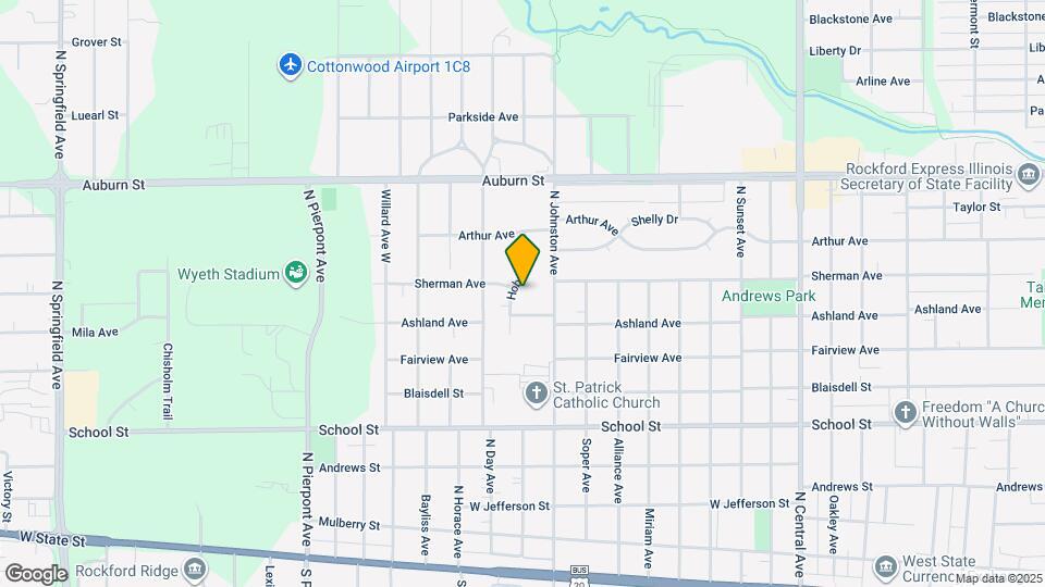 815 Hoban Ave Map and Location Details