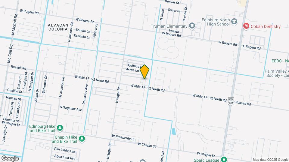 1424 Russell Rd Map and Location Details