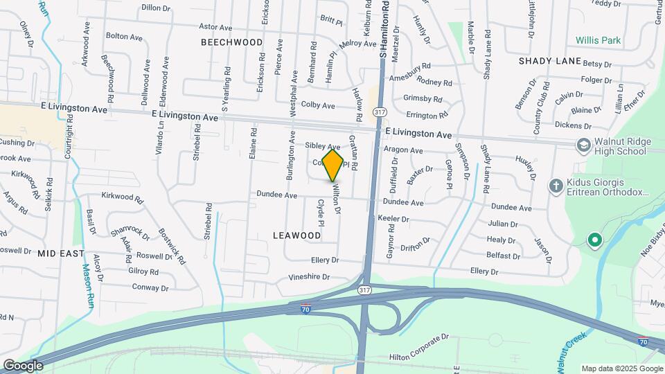 1583 Wilton Dr Map and Location Details