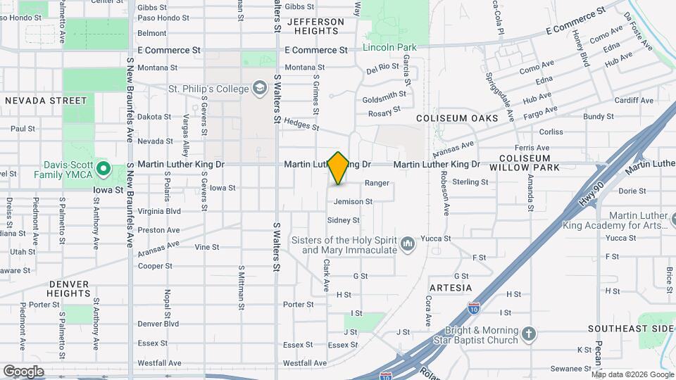 1814 Aransas Ave Map and Location Details