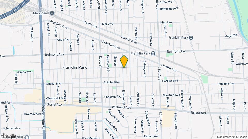 3045 Emerson St Map and Location Details