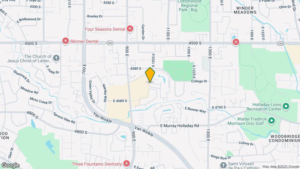 4633 S Quail Vis Cv Map and Location Details