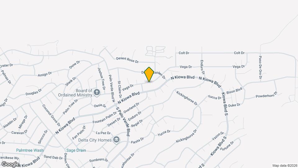 3640 Vega Dr Map and Location Details