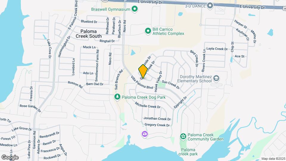 2104 Jasmine Valley Drive Map and Location Details