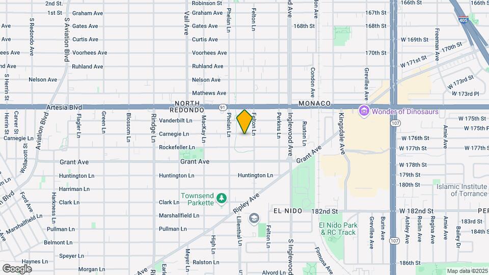 2514 Carnegie Ln Map and Location Details
