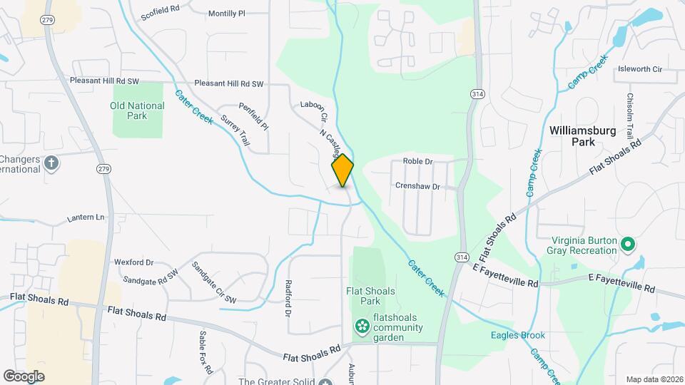 5893 N Castlegate Dr Mapa y Detalles de la Ubicación