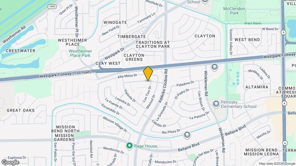 15707 Amapola Dr Map and Location Details