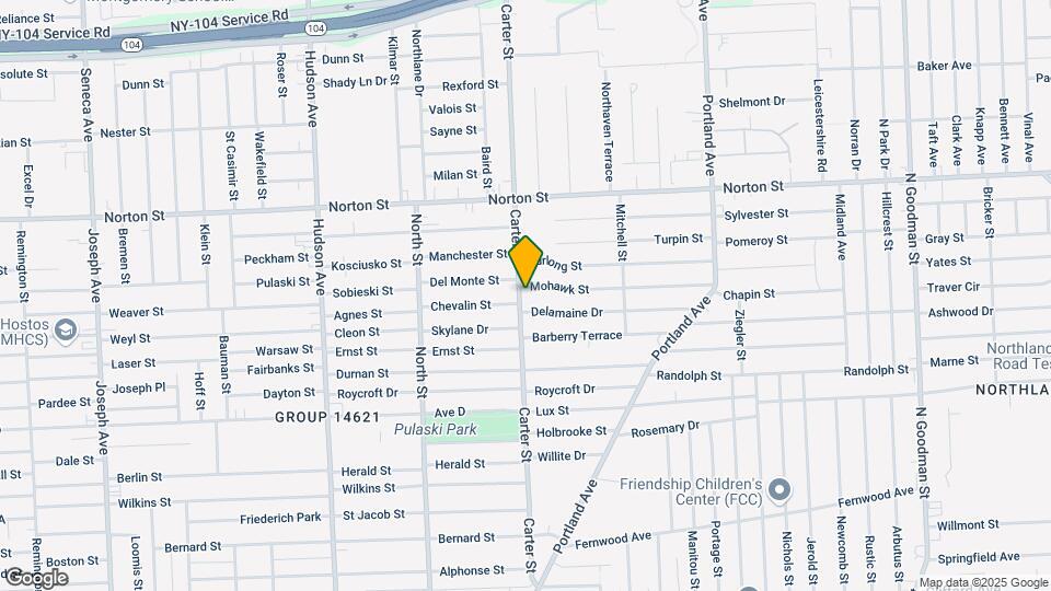 414 Carter St Map and Location Details