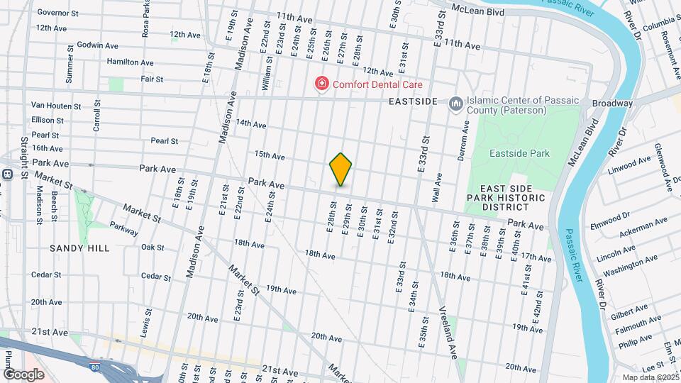 425 Park Ave Map and Location Details