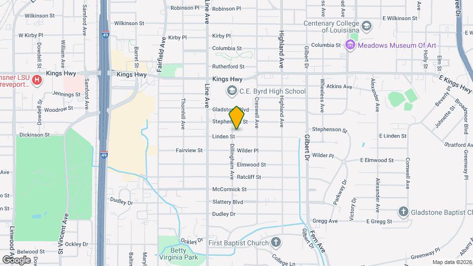 654 Linden St Mapa y Detalles de la Ubicación