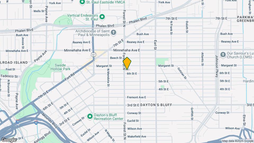 947 6th St E Map and Location Details