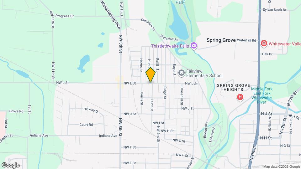 1242 Hunt St Map and Location Details