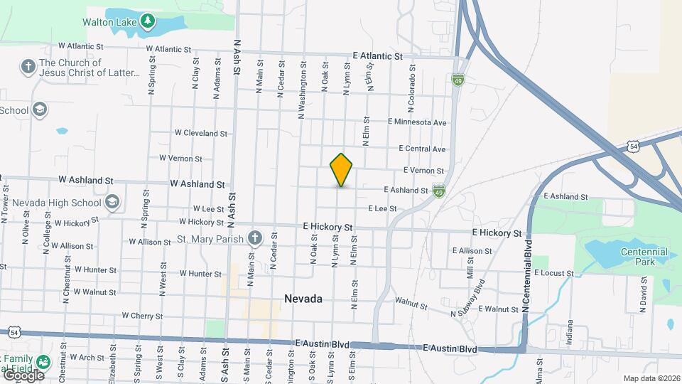 404 E Ashland St Map and Location Details