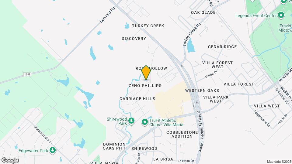 1751 Rock Hollow Loop Map and Location Details