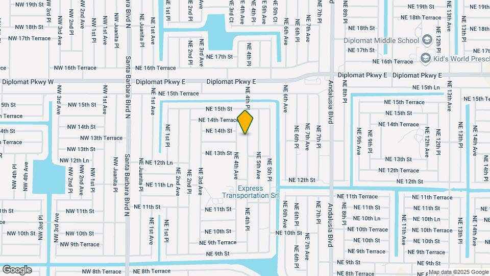 1324 NE 4th Pl Map and Location Details