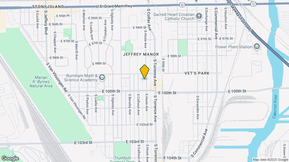 9924 S Hoxie Ave Map and Location Details