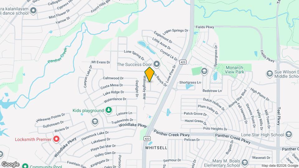 1416 Nicholas Lane Map and Location Details