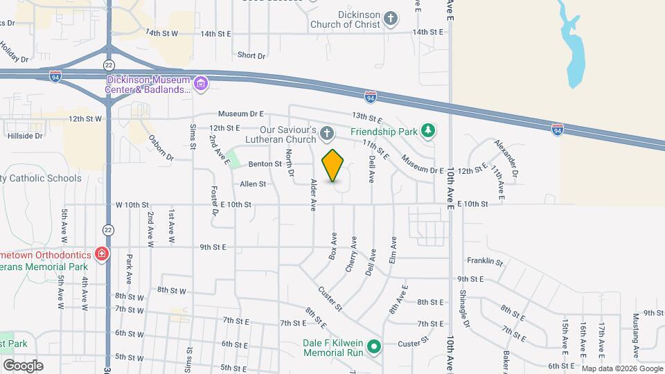 1043 Enterprise Ave Map and Location Details