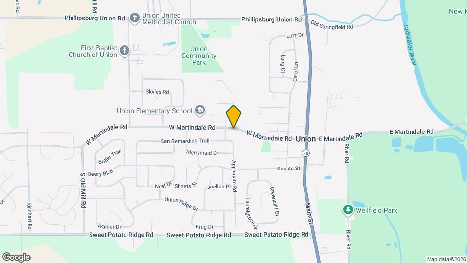 307 W Martindale Rd Map and Location Details