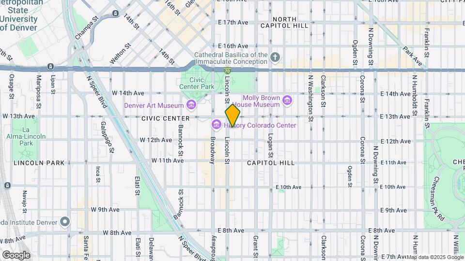 1200 Lincoln St, Unit 422 Map and Location Details