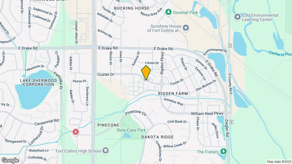 2503 Custer Dr Map and Location Details