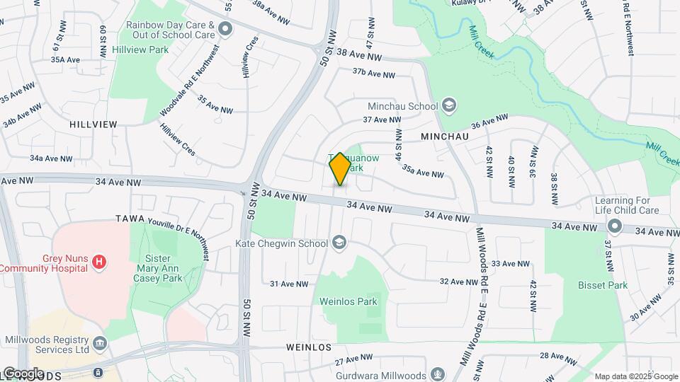 3419 48 St NW Map and Location Details