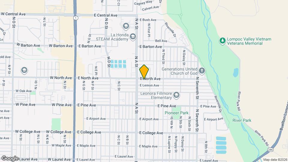 816 E North Ave Map and Location Details