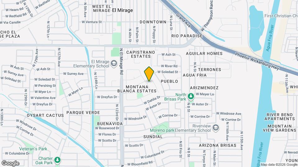 13289 N Primrose St Mapa y Detalles de la Ubicación