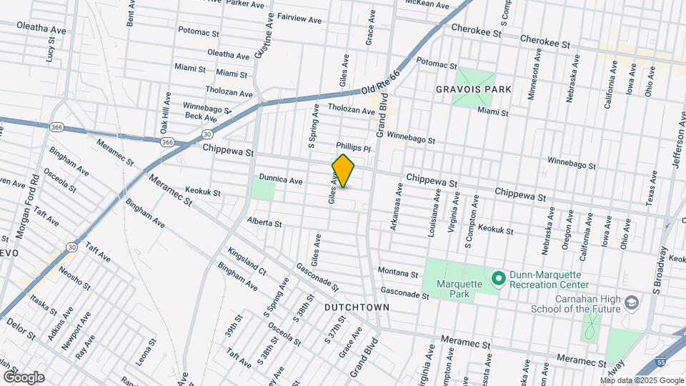 3644 Dunnica Ave Map and Location Details
