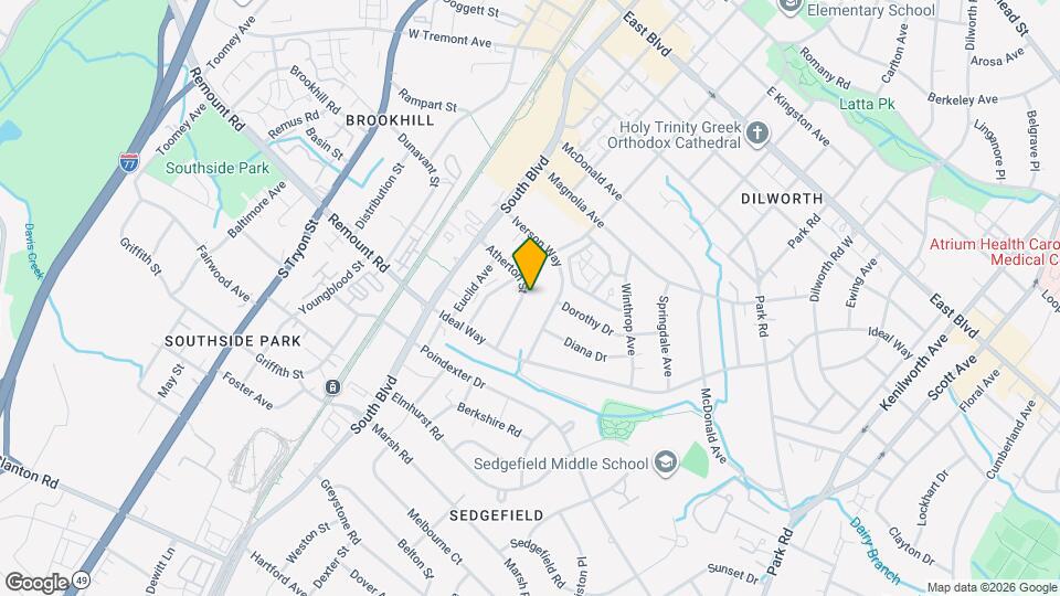 421 Atherton St Map and Location Details